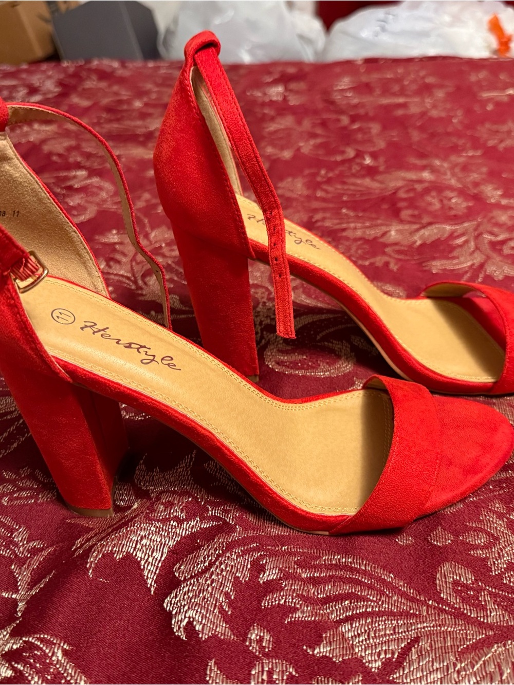 3 Pair of Ankle-Strap Heels Shoes - Picture 9 of 16